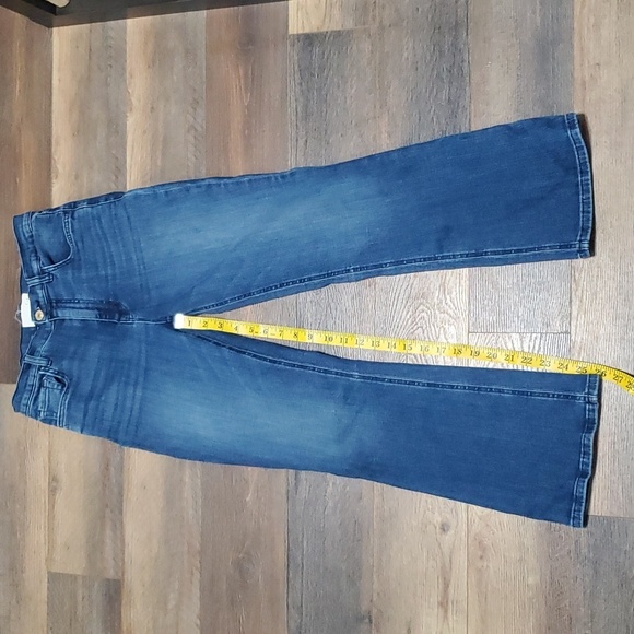 Current/elliot blue straight leg denim jeans euc - Picture 1 of 8